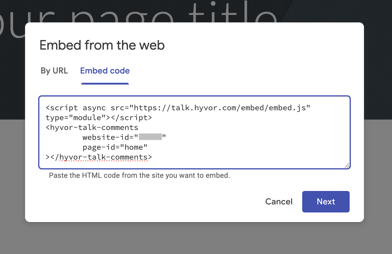 Embed Code